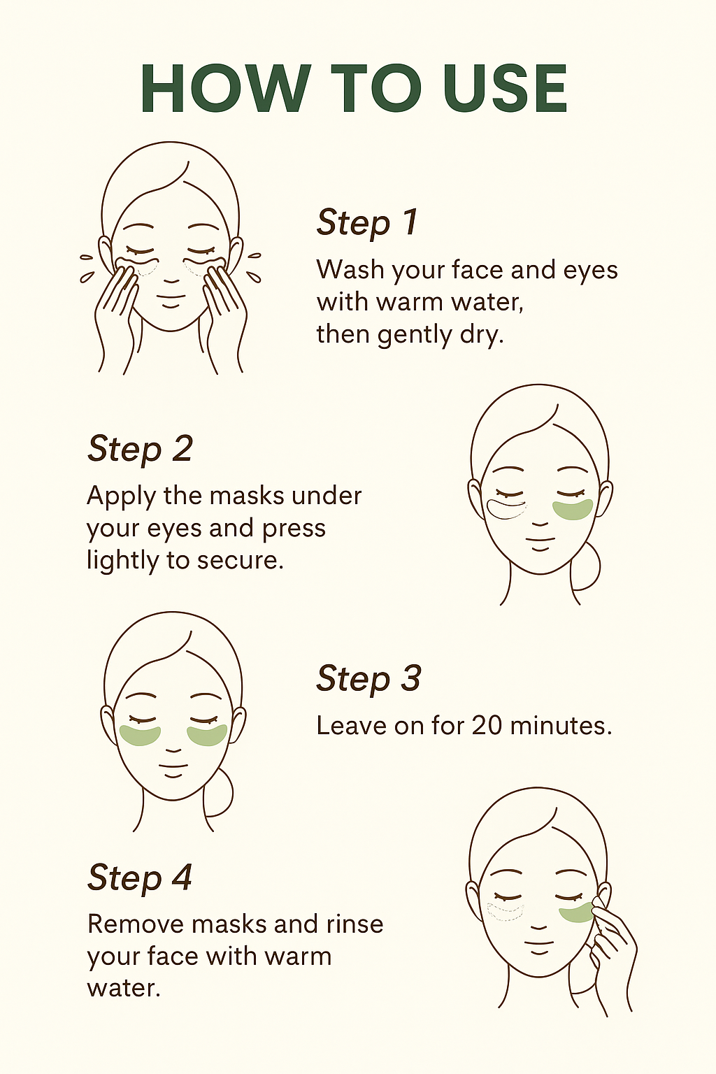 ZOZU Avocado Collagen Eye Mask